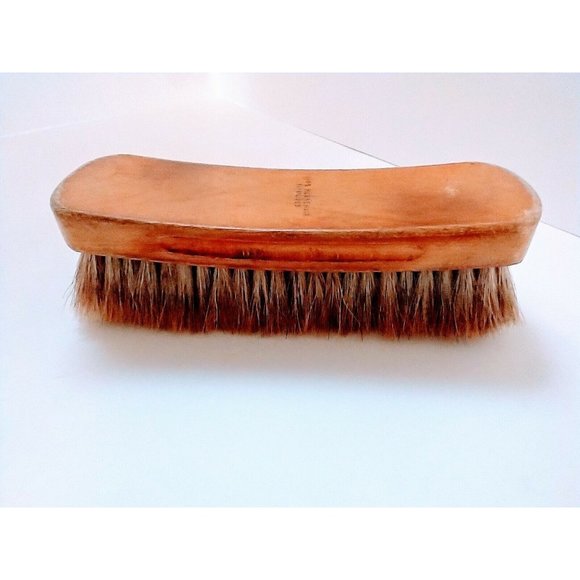 Vintage Sterilized Horse Hair SHOE SHINE BRUSH Unbranded 2 - Picture 5 of 12